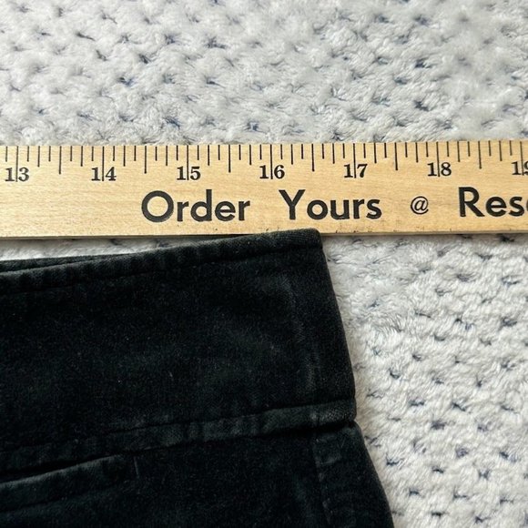 Express Jeans Stretch Juniors 13/14 Black Medium Rise Flare Pants Velvety - Picture 6 of 11